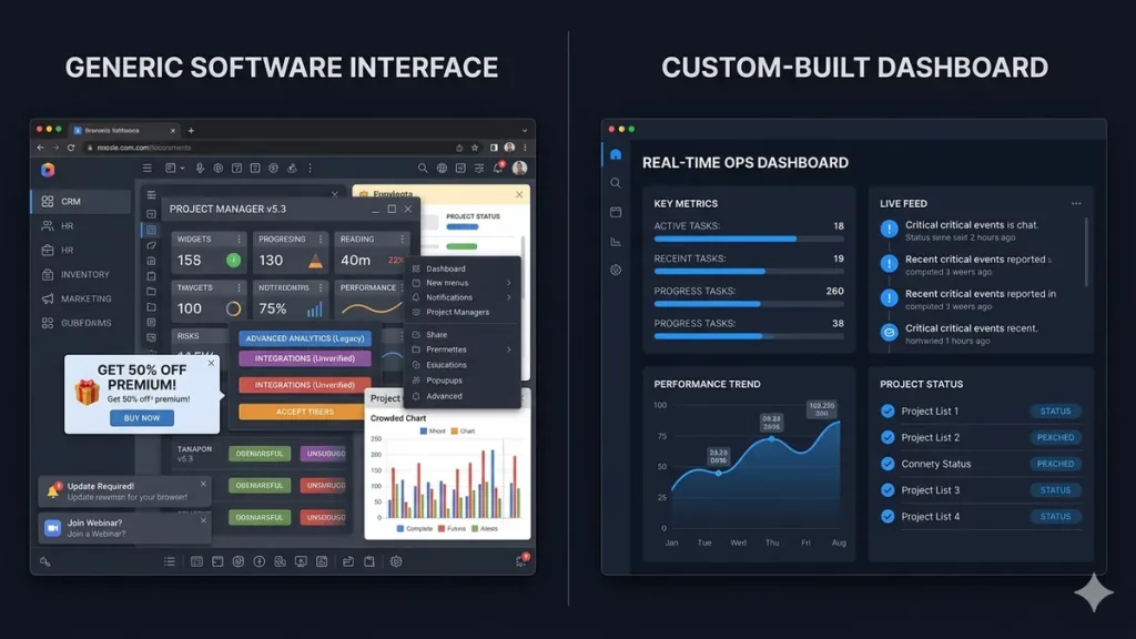 Software a medida vs soluciones estándar: cuándo tiene sentido invertir en desarrollo propio